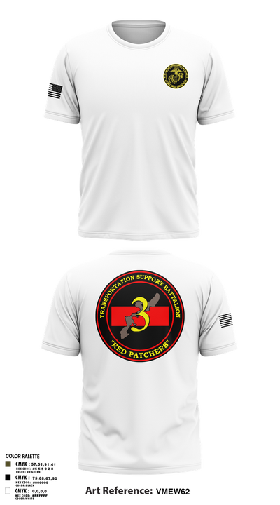 3rd TSB 79006876 Old School Cotton Feel Shirt - 2