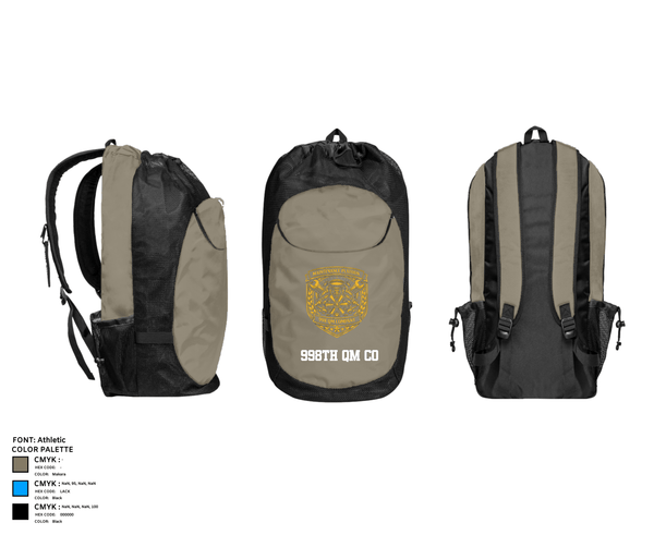Gear Bag, 998th QM Co, Army, Teamtime, Team time, sublimation, custom sports apparel, team uniforms, spirit wear, spiritwear, sports uniforms, custom shirts, team store, custom team store, fundraiser sports, apparel fundraiser