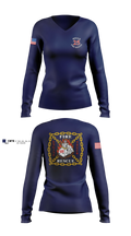 Station 25 Women's Long Sleeve V-neck Shirt - 3