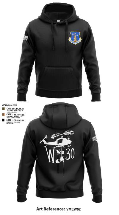 145th LRS/LGVM 93307873 Hoodie - 3