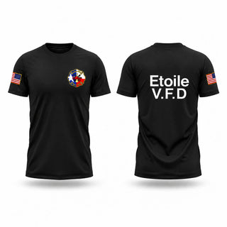 Short Sleeve Performance Shirt, Etoile volunteer fire department, Fire Department, Teamtime, Team time, sublimation, custom sports apparel, team uniforms, spirit wear, spiritwear, sports uniforms, custom shirts, team store, custom team store, fundraiser sports, apparel fundraiser