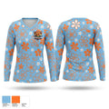 Epstien islanders Women's Long Sleeve V-neck Shirt - 1