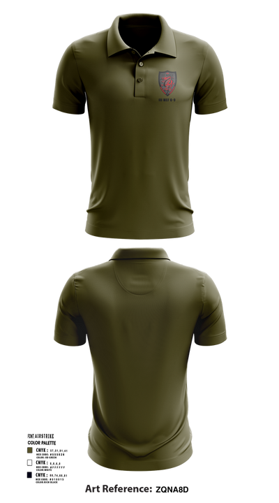III MEF G-9 26975177 Short Sleeve Performance Polo - 105