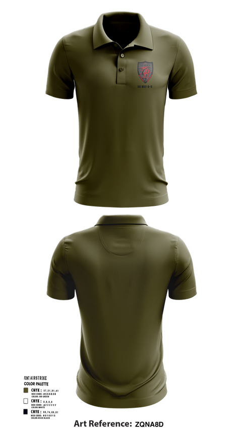 Short Sleeve Performance Polo, III MEF G-9, Marines, Teamtime, Team time, sublimation, custom sports apparel, team uniforms, spirit wear, spiritwear, sports uniforms, custom shirts, team store, custom team store, fundraiser sports, apparel fundraiser
