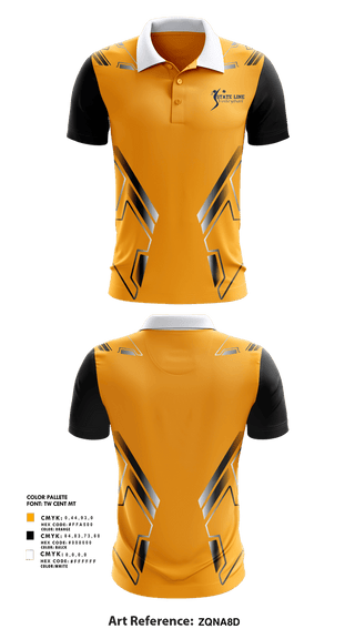 Short Sleeve Performance Polo, State Line Volleyball, Women's Volleyball, Teamtime, Team time, sublimation, custom sports apparel, team uniforms, spirit wear, spiritwear, sports uniforms, custom shirts, team store, custom team store, fundraiser sports, apparel fundraiser
