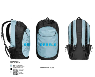 Gear Bag, Rebels, Softball, Teamtime, Team time, sublimation, custom sports apparel, team uniforms, spirit wear, spiritwear, sports uniforms, custom shirts, team store, custom team store, fundraiser sports, apparel fundraiser