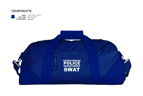 Duffle Bag, Harrisonburg Police Department SWAT, , Teamtime, Team time, sublimation, custom sports apparel, team uniforms, spirit wear, spiritwear, sports uniforms, custom shirts, team store, custom team store, fundraiser sports, apparel fundraiser