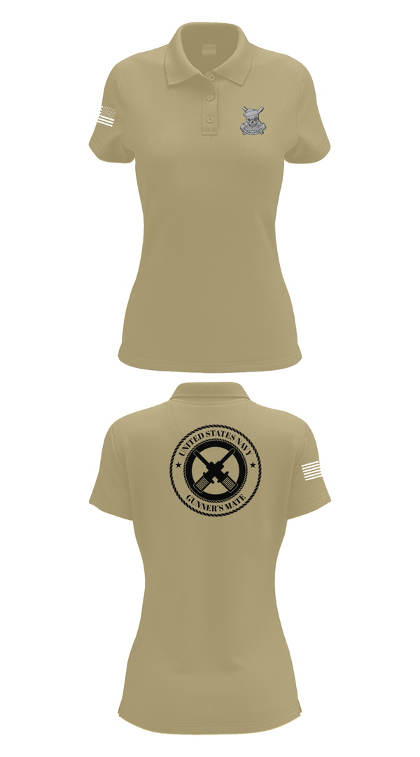 Womens Short Sleeve Performance Polo, GUNNERSMATE, , Teamtime, Team time, sublimation, custom sports apparel, team uniforms, spirit wear, spiritwear, sports uniforms, custom shirts, team store, custom team store, fundraiser sports, apparel fundraiser
