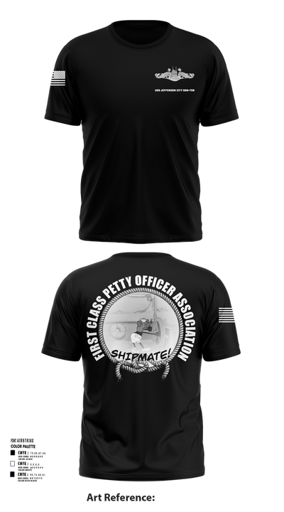 USS Jefferson City FCPOA Short Sleeve Performance Shirt - 5