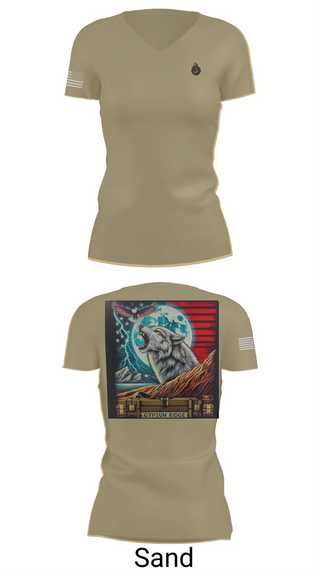 Womens Short Sleeve Vneck Shirt, 1st Combat Readiness Regiment, , Teamtime, Team time, sublimation, custom sports apparel, team uniforms, spirit wear, spiritwear, sports uniforms, custom shirts, team store, custom team store, fundraiser sports, apparel fundraiser