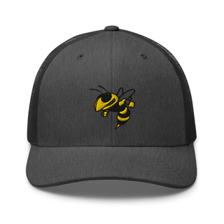 Wynne Yellowjackets 3239649 Retro Trucker Hat | Yupoong 6606