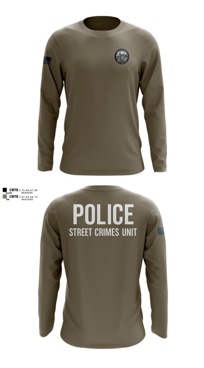 STREET CRIMES 66596550 Long Sleeve Performance Shirt 102