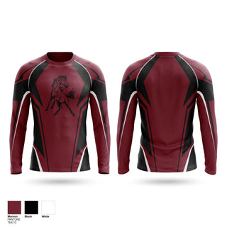 Long Sleeve Performance Shirt, Mustangs, Women's Basketball, Teamtime, Team time, sublimation, custom sports apparel, team uniforms, spirit wear, spiritwear, sports uniforms, custom shirts, team store, custom team store, fundraiser sports, apparel fundraiser