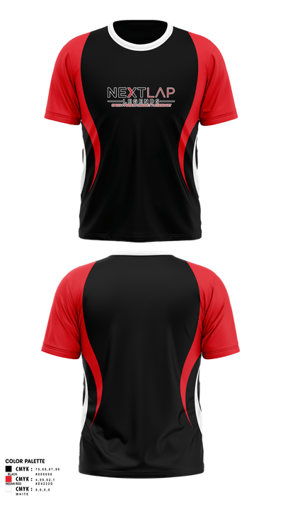Next lap legends 623774 Short Sleeve Performance Shirt - 1