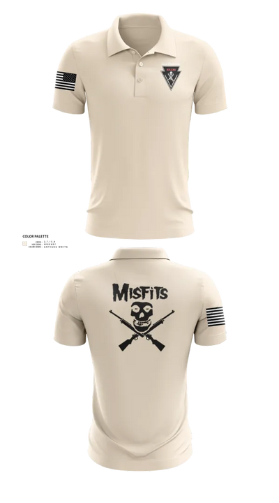 2/11 killer troop 669817 Short Sleeve Performance Polo - 30