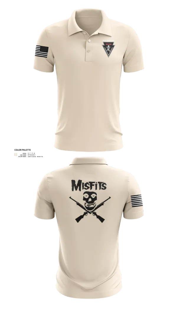 Short Sleeve Performance Polo, 2/11 killer troop, Army, Teamtime, Team time, sublimation, custom sports apparel, team uniforms, spirit wear, spiritwear, sports uniforms, custom shirts, team store, custom team store, fundraiser sports, apparel fundraiser