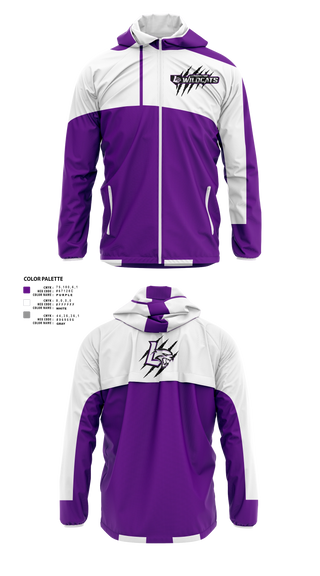 Windbreaker, Louisburg Wildcat Baseball, Baseball, Teamtime, Team time, sublimation, custom sports apparel, team uniforms, spirit wear, spiritwear, sports uniforms, custom shirts, team store, custom team store, fundraiser sports, apparel fundraiser