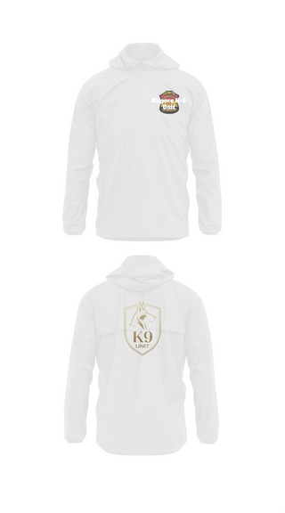 Windbreaker, Kilgore K-9 Unit, Police, Teamtime, Team time, sublimation, custom sports apparel, team uniforms, spirit wear, spiritwear, sports uniforms, custom shirts, team store, custom team store, fundraiser sports, apparel fundraiser