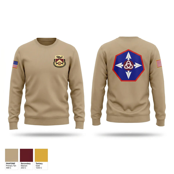 Crew Neck Sweatshirt, 382nd CSSB, HHC, Army, Teamtime, Team time, sublimation, custom sports apparel, team uniforms, spirit wear, spiritwear, sports uniforms, custom shirts, team store, custom team store, fundraiser sports, apparel fundraiser