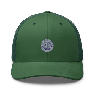 GOLD STAR POLICE DEPARTMENT 55137313 Retro Trucker Hat | Yupoong 6606
