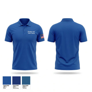 Short Sleeve Performance Polo, Protect All Task Force, Police, Teamtime, Team time, sublimation, custom sports apparel, team uniforms, spirit wear, spiritwear, sports uniforms, custom shirts, team store, custom team store, fundraiser sports, apparel fundraiser