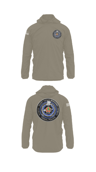 Windbreaker, Saint Regis Mohawk Tribal Police, Police, Teamtime, Team time, sublimation, custom sports apparel, team uniforms, spirit wear, spiritwear, sports uniforms, custom shirts, team store, custom team store, fundraiser sports, apparel fundraiser
