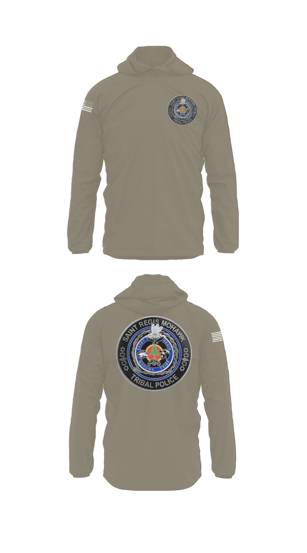 Windbreaker, Saint Regis Mohawk Tribal Police, Police, Teamtime, Team time, sublimation, custom sports apparel, team uniforms, spirit wear, spiritwear, sports uniforms, custom shirts, team store, custom team store, fundraiser sports, apparel fundraiser