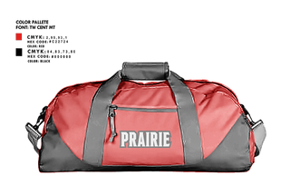 Duffle Bag, Clinton Prairie High School Dance, Spirit Store, Teamtime, Team time, sublimation, custom sports apparel, team uniforms, spirit wear, spiritwear, sports uniforms, custom shirts, team store, custom team store, fundraiser sports, apparel fundraiser