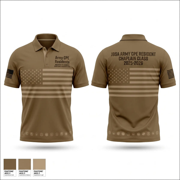 Short Sleeve Performance Polo, Army CPE Residents, Army, Teamtime, Team time, sublimation, custom sports apparel, team uniforms, spirit wear, spiritwear, sports uniforms, custom shirts, team store, custom team store, fundraiser sports, apparel fundraiser
