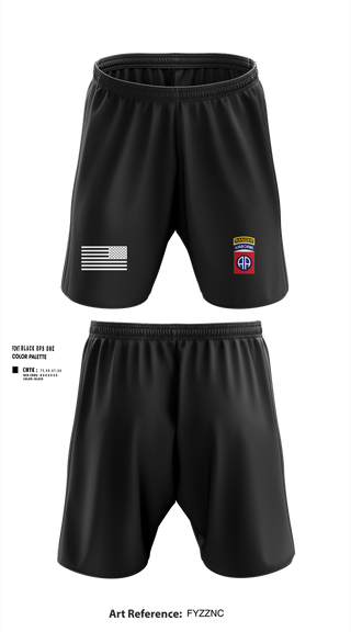 Athletic Shorts With Pockets, 82nd airborne Division, , Teamtime, Team time, sublimation, custom sports apparel, team uniforms, spirit wear, spiritwear, sports uniforms, custom shirts, team store, custom team store, fundraiser sports, apparel fundraiser