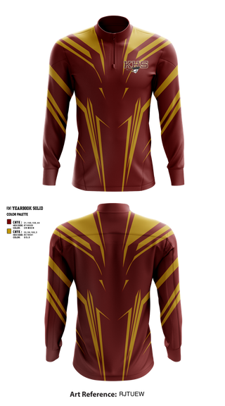 Quarter Zip Jacket, Kingston High School Cheer, Cheer, Teamtime, Team time, sublimation, custom sports apparel, team uniforms, spirit wear, spiritwear, sports uniforms, custom shirts, team store, custom team store, fundraiser sports, apparel fundraiser
