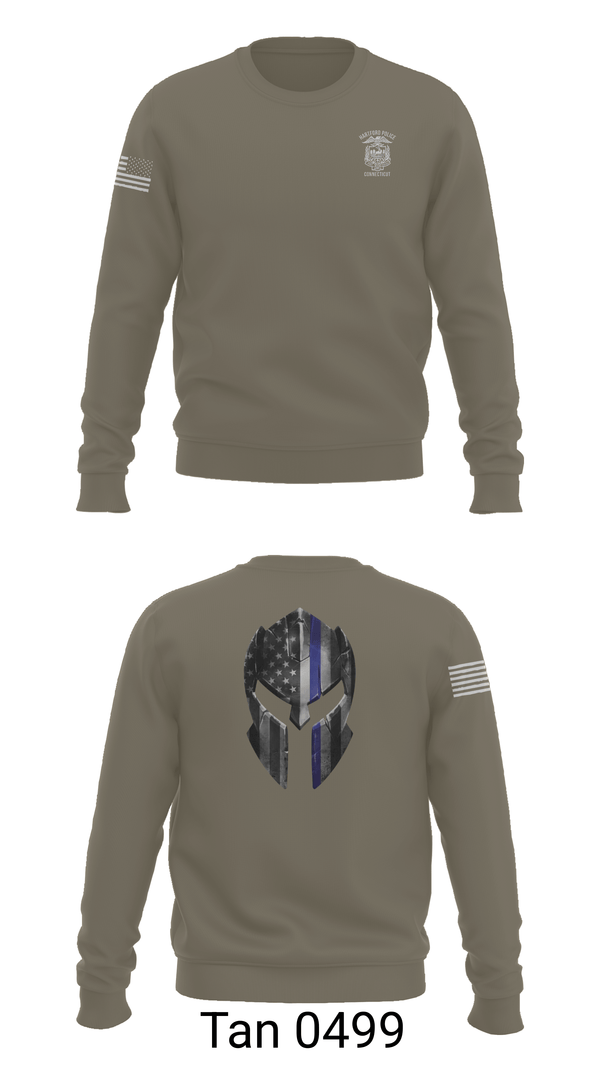 Crew Neck Sweatshirt, Hartford Police, Police, Teamtime, Team time, sublimation, custom sports apparel, team uniforms, spirit wear, spiritwear, sports uniforms, custom shirts, team store, custom team store, fundraiser sports, apparel fundraiser