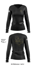 Lone Star Task Force 67587365 Women's Long Sleeve V-neck Shirt - 25