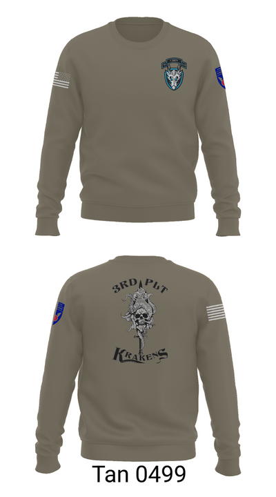 95th cbrn 3rd plt Crew Neck Sweatshirt - 65