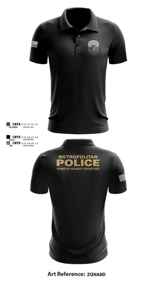 Short Sleeve Performance Polo, Domestic Security Operations, Police, Teamtime, Team time, sublimation, custom sports apparel, team uniforms, spirit wear, spiritwear, sports uniforms, custom shirts, team store, custom team store, fundraiser sports, apparel fundraiser