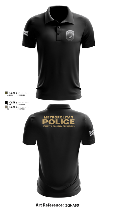 Domestic Security Operations 73784753 Short Sleeve Performance Polo - 109