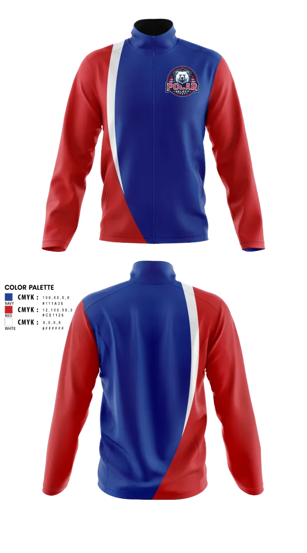 Fleece Jacket, Polar Select, Ice Hockey, Teamtime, Team time, sublimation, custom sports apparel, team uniforms, spirit wear, spiritwear, sports uniforms, custom shirts, team store, custom team store, fundraiser sports, apparel fundraiser