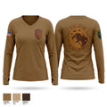 B Co 3-25 Women's Long Sleeve V-neck Shirt - 1