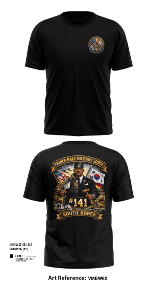Old School Cotton Feel Shirt, Prince Hall Military Lodge #141, , Teamtime, Team time, sublimation, custom sports apparel, team uniforms, spirit wear, spiritwear, sports uniforms, custom shirts, team store, custom team store, fundraiser sports, apparel fundraiser