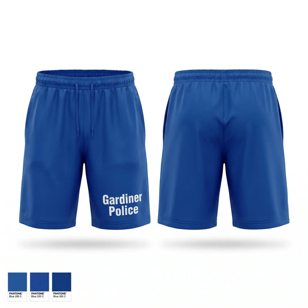 Athletic Shorts With Pockets, Gardiner Police, Police, Teamtime, Team time, sublimation, custom sports apparel, team uniforms, spirit wear, spiritwear, sports uniforms, custom shirts, team store, custom team store, fundraiser sports, apparel fundraiser