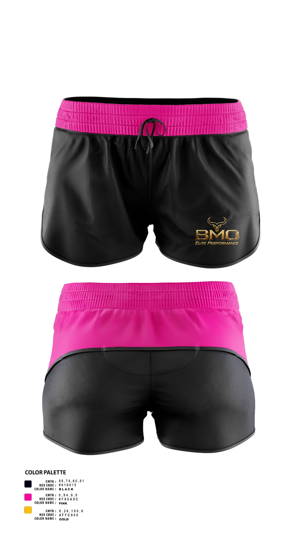 Womens Shorts, BMO Elite 12u Salvadge, Softball, Teamtime, Team time, sublimation, custom sports apparel, team uniforms, spirit wear, spiritwear, sports uniforms, custom shirts, team store, custom team store, fundraiser sports, apparel fundraiser