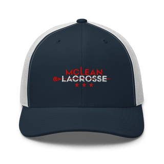 McLean Lacrosse 4222759 Retro Trucker Hat | Yupoong 6606