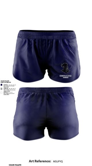 Womens Shorts, Cherryville Little Ironmen, , Teamtime, Team time, sublimation, custom sports apparel, team uniforms, spirit wear, spiritwear, sports uniforms, custom shirts, team store, custom team store, fundraiser sports, apparel fundraiser