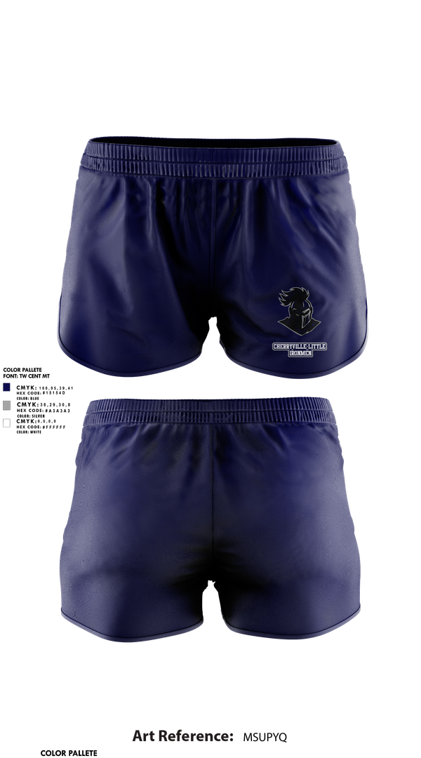 Womens Shorts, Cherryville Little Ironmen, , Teamtime, Team time, sublimation, custom sports apparel, team uniforms, spirit wear, spiritwear, sports uniforms, custom shirts, team store, custom team store, fundraiser sports, apparel fundraiser
