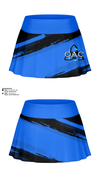 Skort, OA Cheerleading, Cheer, Teamtime, Team time, sublimation, custom sports apparel, team uniforms, spirit wear, spiritwear, sports uniforms, custom shirts, team store, custom team store, fundraiser sports, apparel fundraiser