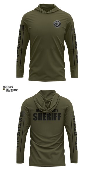 Long Sleeve Hooded Sun Shirt, Dawson County Sheriff’s Office, Police, Teamtime, Team time, sublimation, custom sports apparel, team uniforms, spirit wear, spiritwear, sports uniforms, custom shirts, team store, custom team store, fundraiser sports, apparel fundraiser