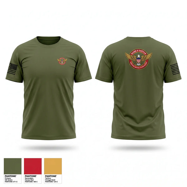 Old School Cotton Feel Shirt, D Company 2/278 MBCT, National Guard, Teamtime, Team time, sublimation, custom sports apparel, team uniforms, spirit wear, spiritwear, sports uniforms, custom shirts, team store, custom team store, fundraiser sports, apparel fundraiser
