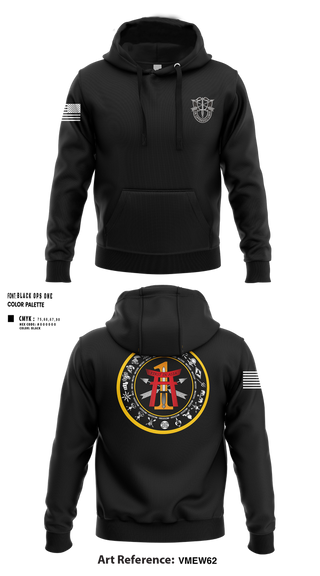 Hoodie, 1st Battalion, 1st Special Forces Group (Airborne), Army, Teamtime, Team time, sublimation, custom sports apparel, team uniforms, spirit wear, spiritwear, sports uniforms, custom shirts, team store, custom team store, fundraiser sports, apparel fundraiser