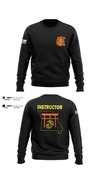 Crew Neck Sweatshirt, MARCOR DET FLW, , Teamtime, Team time, sublimation, custom sports apparel, team uniforms, spirit wear, spiritwear, sports uniforms, custom shirts, team store, custom team store, fundraiser sports, apparel fundraiser