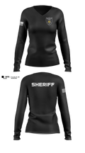 Wetzel County Sheriffs Office Women's Long Sleeve V-neck Shirt - 21